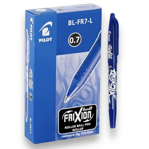 [OSWS-PT-BL-FR7-L] PILOT Frixion Pen Erasable 0.7mm Blue (12 pcs/box)