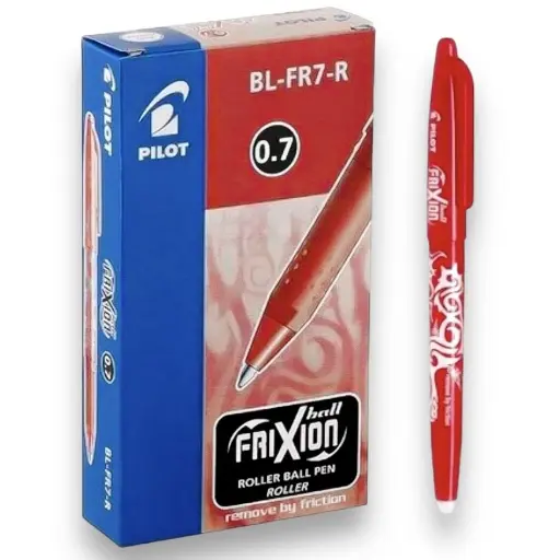 [OSWS-PT-BL-FR7-R] PILOT Frixion Pen Erasable 0.7mm Red (12 pcs/box)
