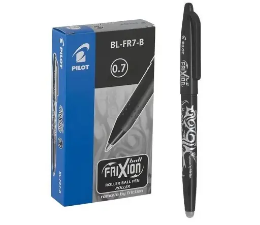 [OSWS-PT-BL-FR7-B] PILOT Frixion Pen Erasable 0.7mm Black (12 pcs/box)