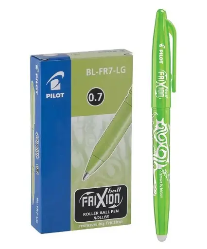 [OSWS-PT-BL-FR7-LG] PILOT Frixion Pen Erasable 0.7mm Light Green (12 pcs/box)